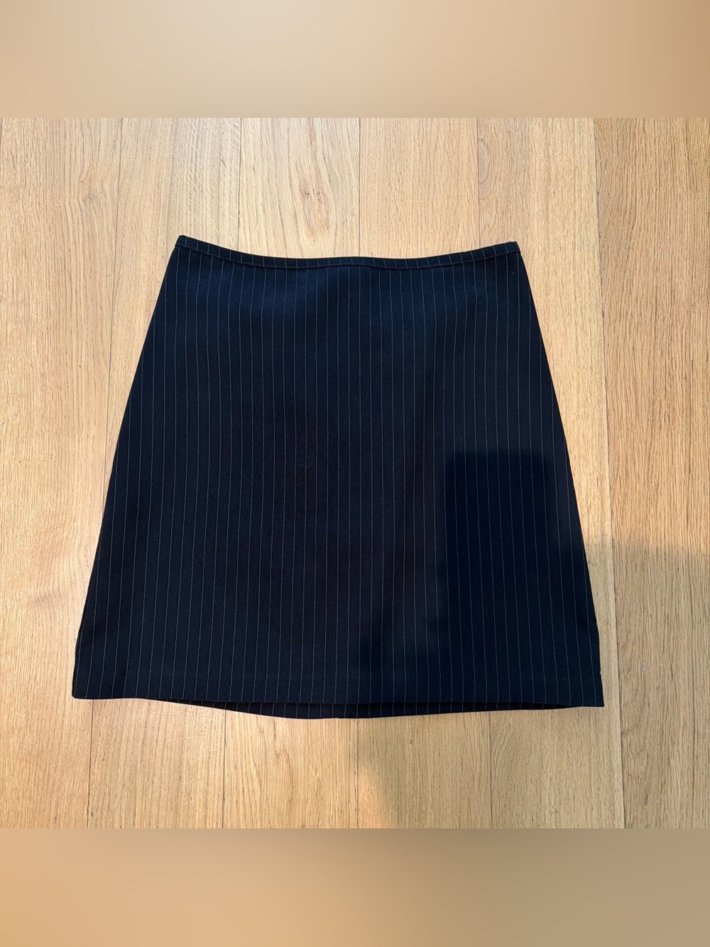 Classic Black Pinstripe Women’s Skirt